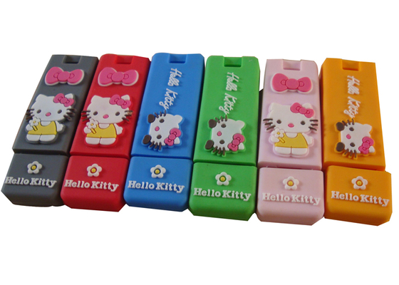 Individuelle Usb-Sticks 2GB Hello Kitty Armbänder / Seide Debossed, geprägt, gedruckt werden.