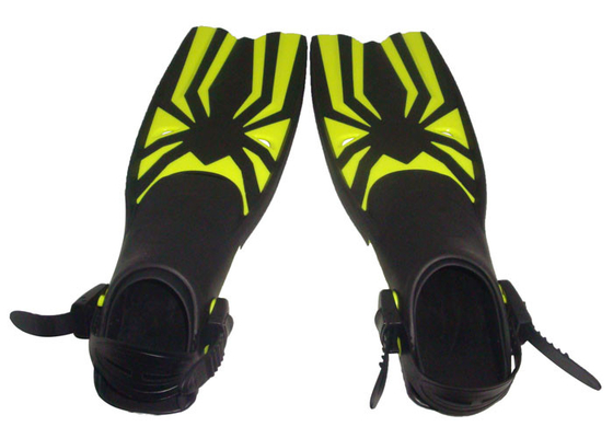 Gleitschutzspinnen-Schwimmen-Trainings-Flossen-Nackenband mit Halterung für Erwachsene 6 Größen