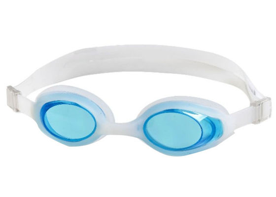 Colorful Silicone Cool Swimming Goggles For Children / Teenagers