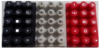 Kundenspezifischer Silikon-Tastatur-Knopf-Gummi-Druckknopf
