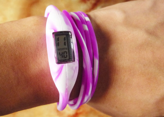 Sortierte Farbmode-Silikon-Ion Sport Watch Negative Ion-Förderungs-Uhr